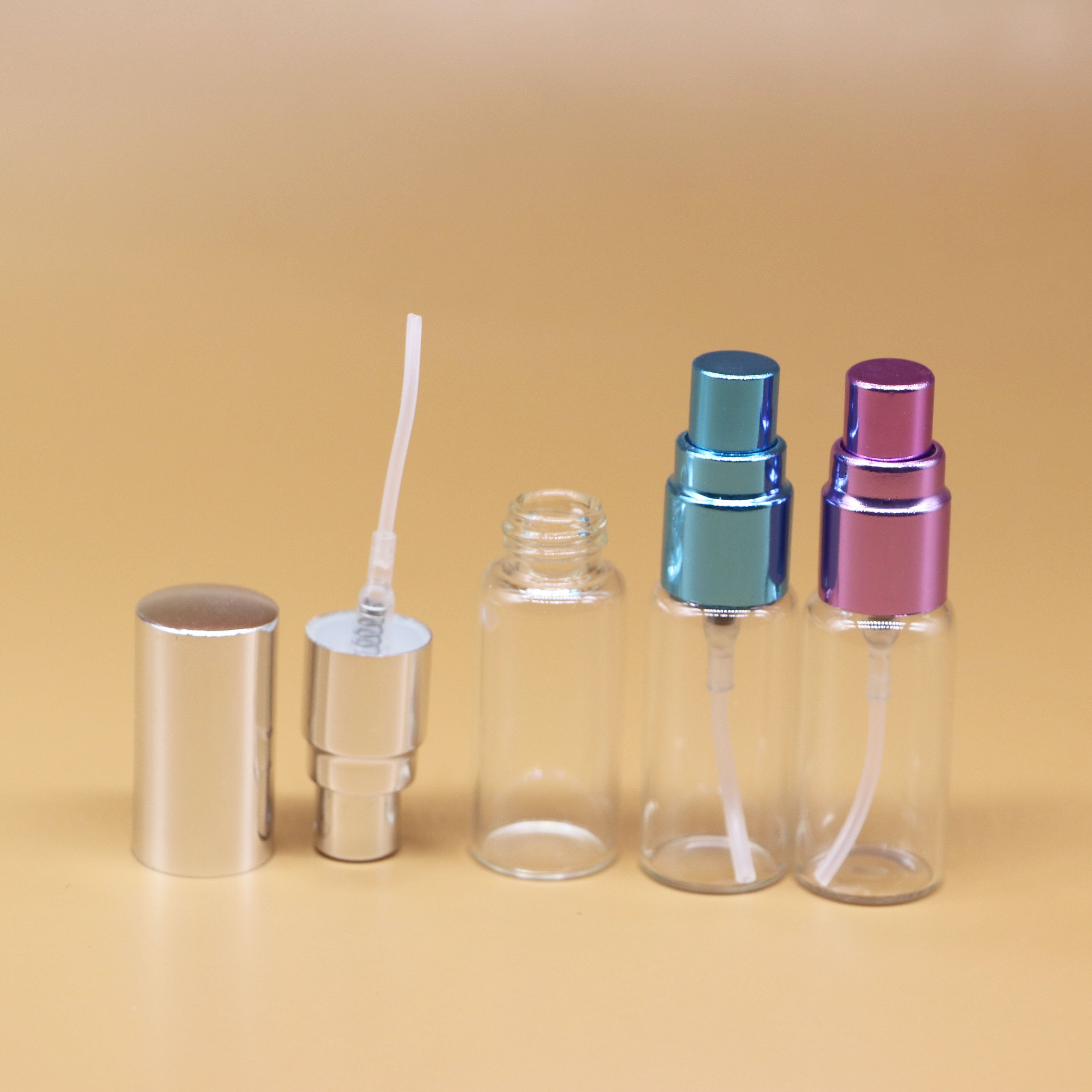 Empty 2ml 3ml 5ml 10ml perfume glass spray vials sample glass spray tester perfume bottle