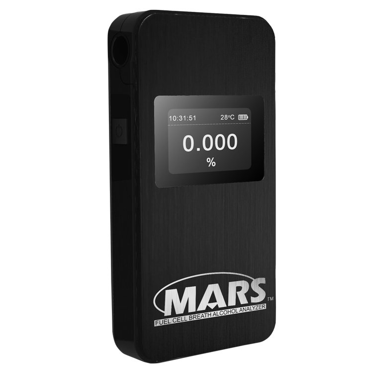 Rechargeable sensor breath fuel cell alcohol tester breathalyzer for personal use