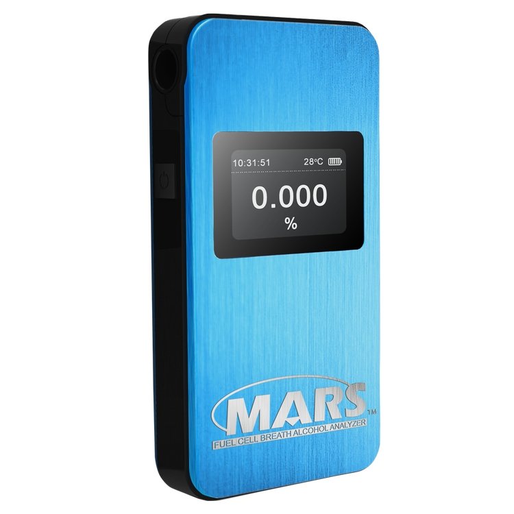 Rechargeable sensor breath fuel cell alcohol tester breathalyzer for personal use