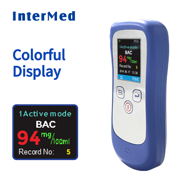 Rapid Alcohol Screening Device Easy Operation Wireless Printer Alcohol Tester