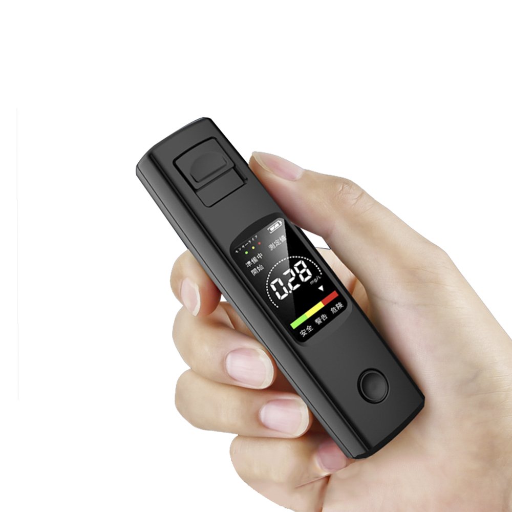 Alcohol Tester Digital Breathalyzer Portable Breath Drunk Driving Alcoholimeter