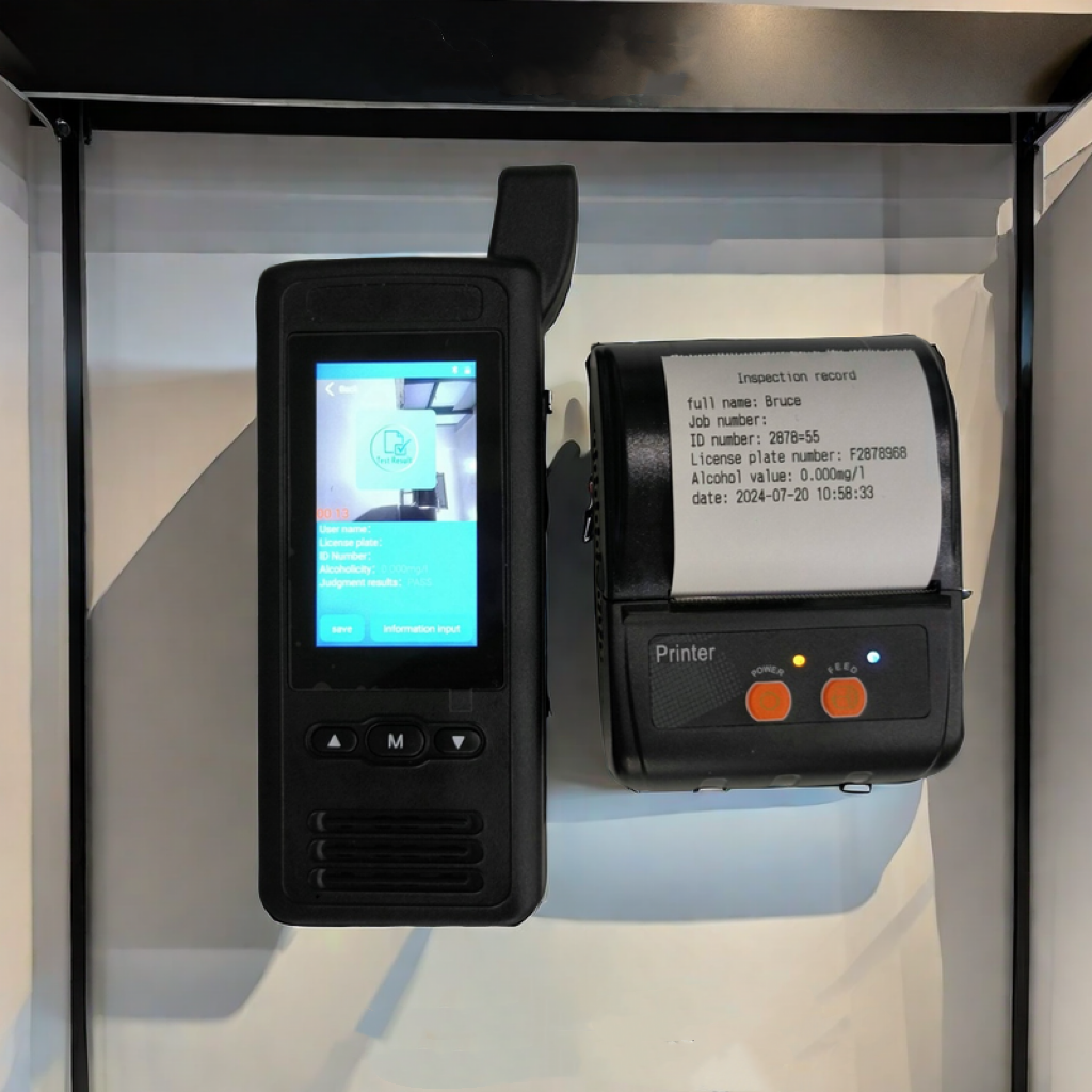 Professional alcohol tester with face recognition intelligent breath breathalyzer
