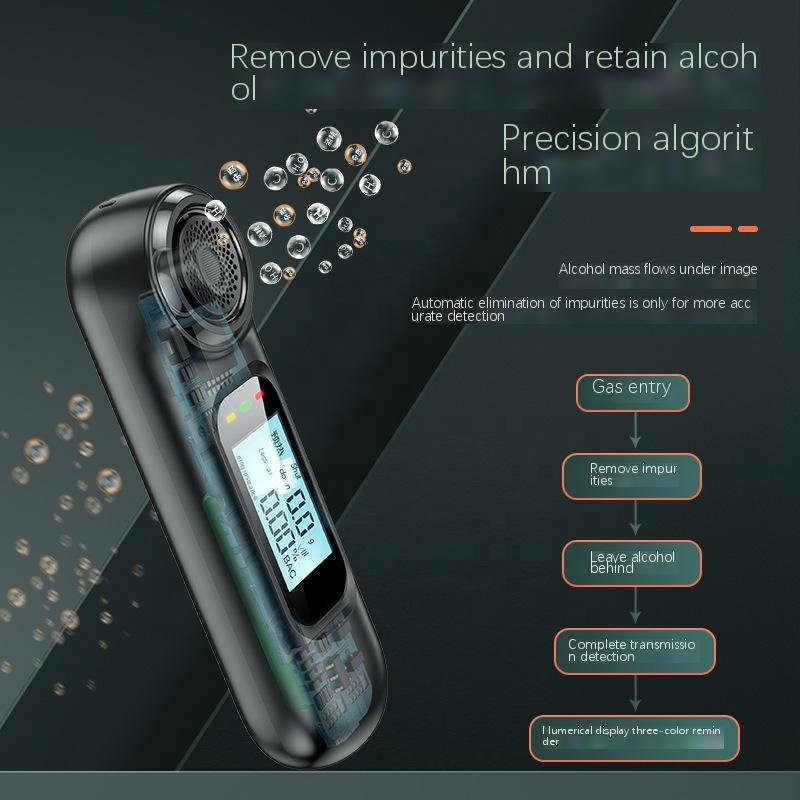 hot sales High-precision alcohol tester Non-contact blow - off portable breathalyzer Testing instrument
