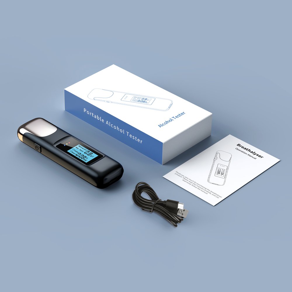 Breath Alcohol Tester Breathalyzer For Wine And Drinks