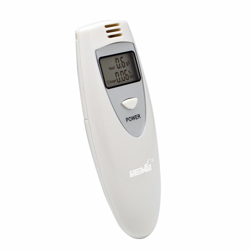 GREENWON Accurate LCD Display Breathalyser Tester Alcohol Breathalyzer Alcoholmeter