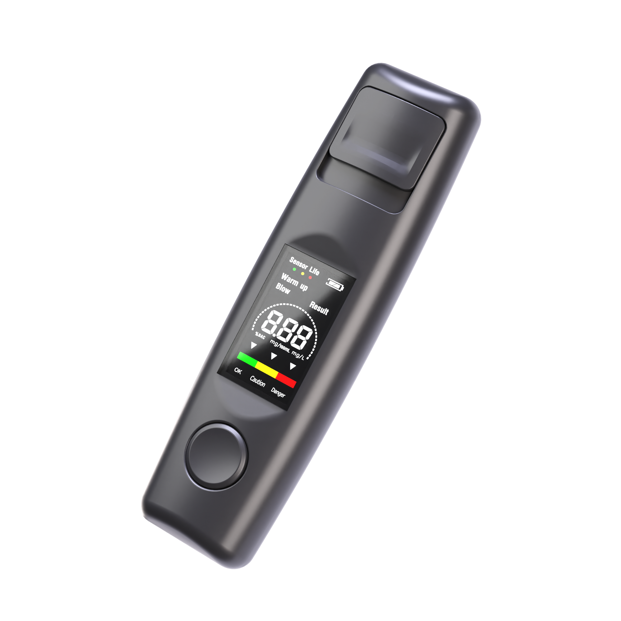 Alcohol Tester for Personal & Professional Use with Digital LCD Screen, USB Rechargeable