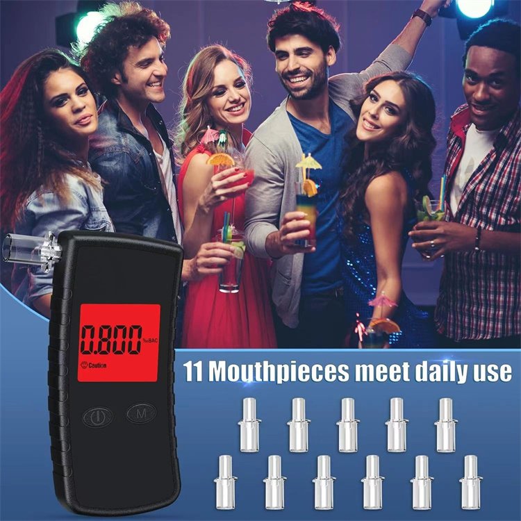 Factory Newly Model Portable LCD Digital Breath Alcohol Tester Alcohol Breathalyzer Alcohol Tester
