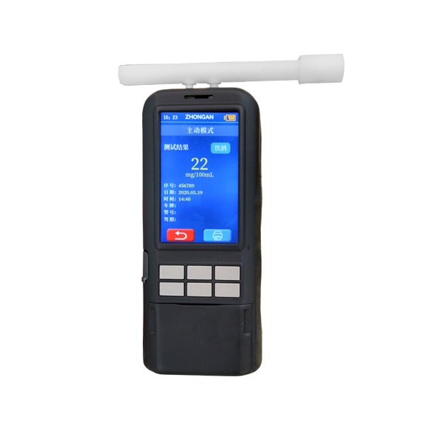 portable pump suction rapid screening alcohol detector, DUI tester with mouthpieces