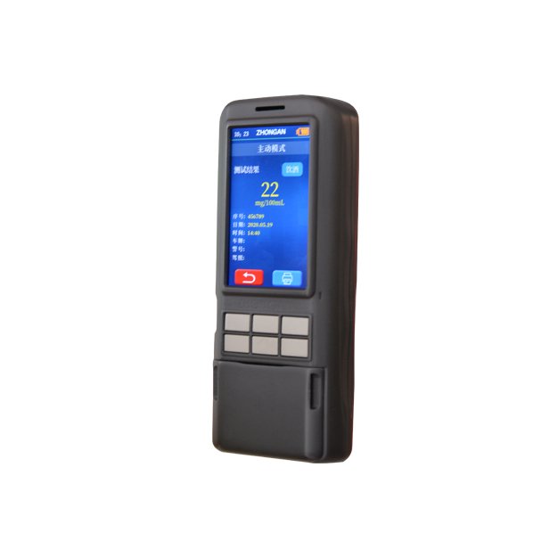 portable pump suction rapid screening alcohol detector, DUI tester with mouthpieces