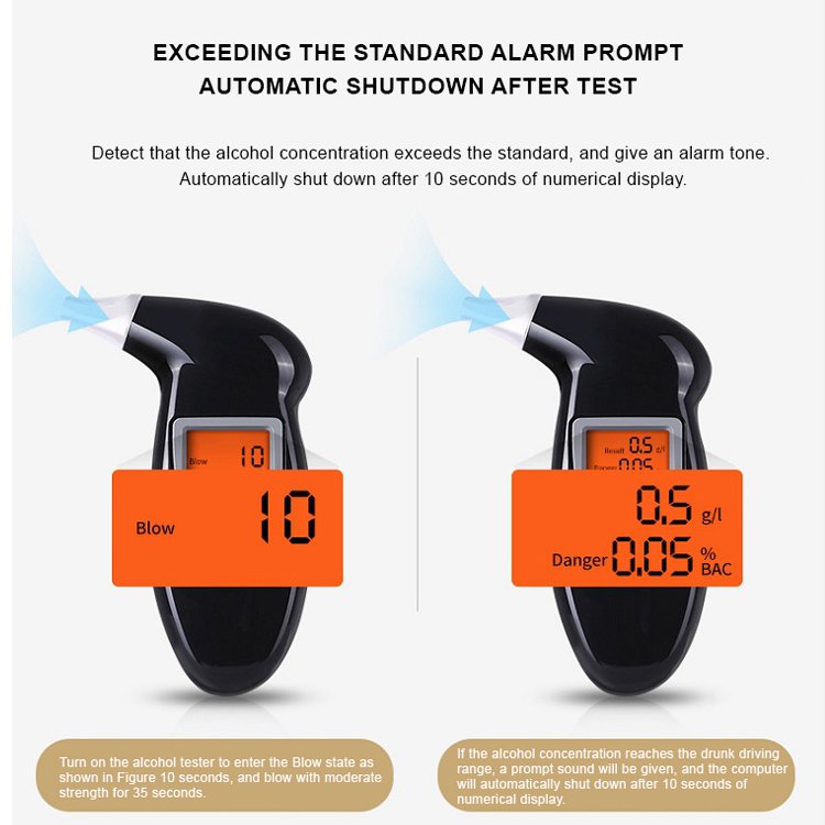 High Precision Digital Smart Start Car Breathalyzer Wholesale Alcol Test Advance Workplace High Sensitivity Alcohol Tester