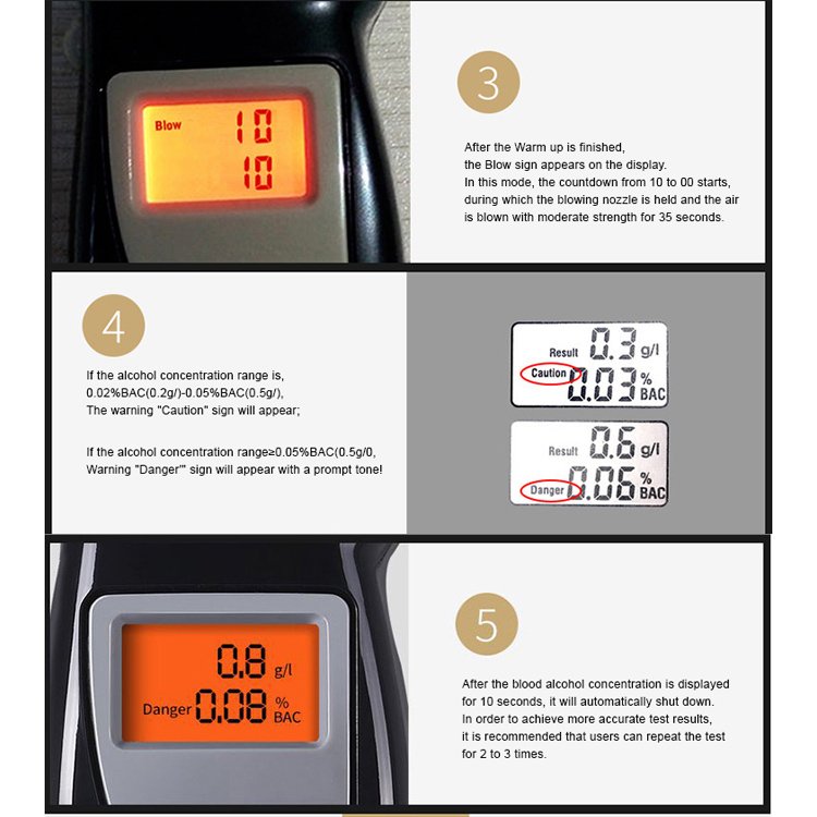 High Precision Digital Smart Start Car Breathalyzer Wholesale Alcol Test Advance Workplace High Sensitivity Alcohol Tester