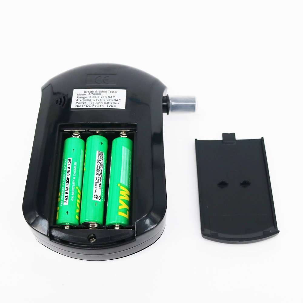 2022 OEM Breathing Digital Alcohol Detector With Mouthpiece Alcohol Tester