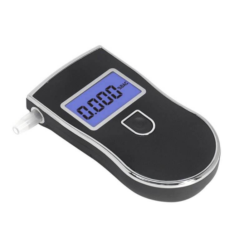 High-precision portable breath alcohol tester alcohol detector with backlight