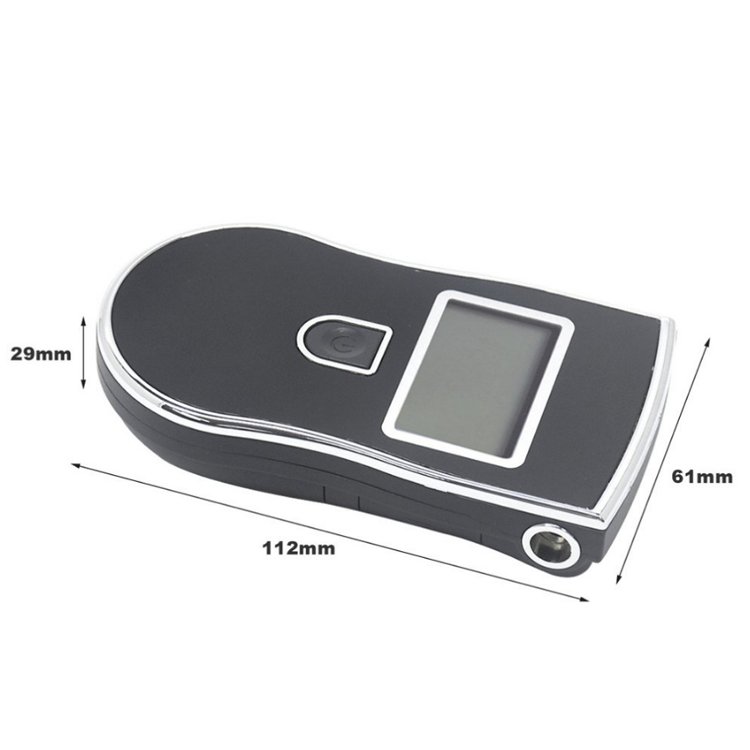 High-precision portable breath alcohol tester alcohol detector with backlight