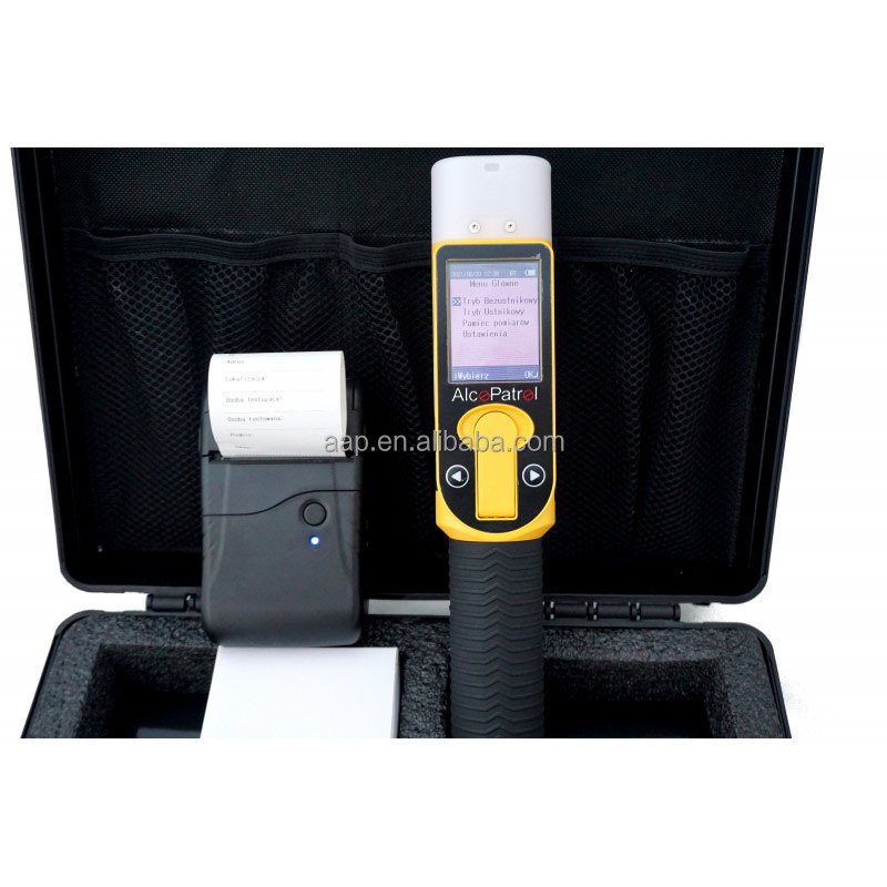 2023 NEW Design breath alcohol tester with printer Breathalyzer TrafficPolice Law enforcement Printer