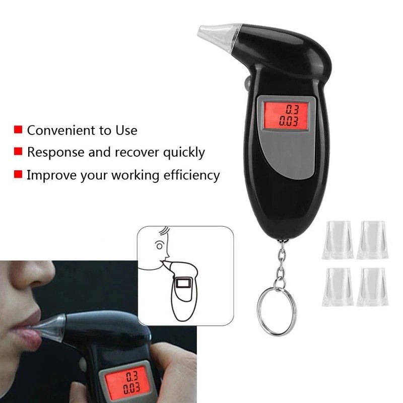 High-quality vehicle-mounted air-blowing portable high-precision alcohol tester