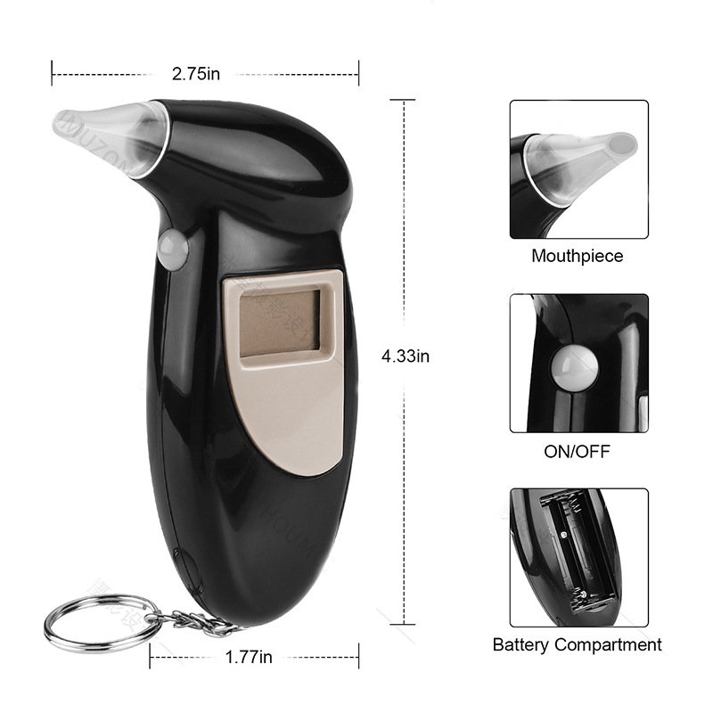 High-quality vehicle-mounted air-blowing portable high-precision alcohol tester