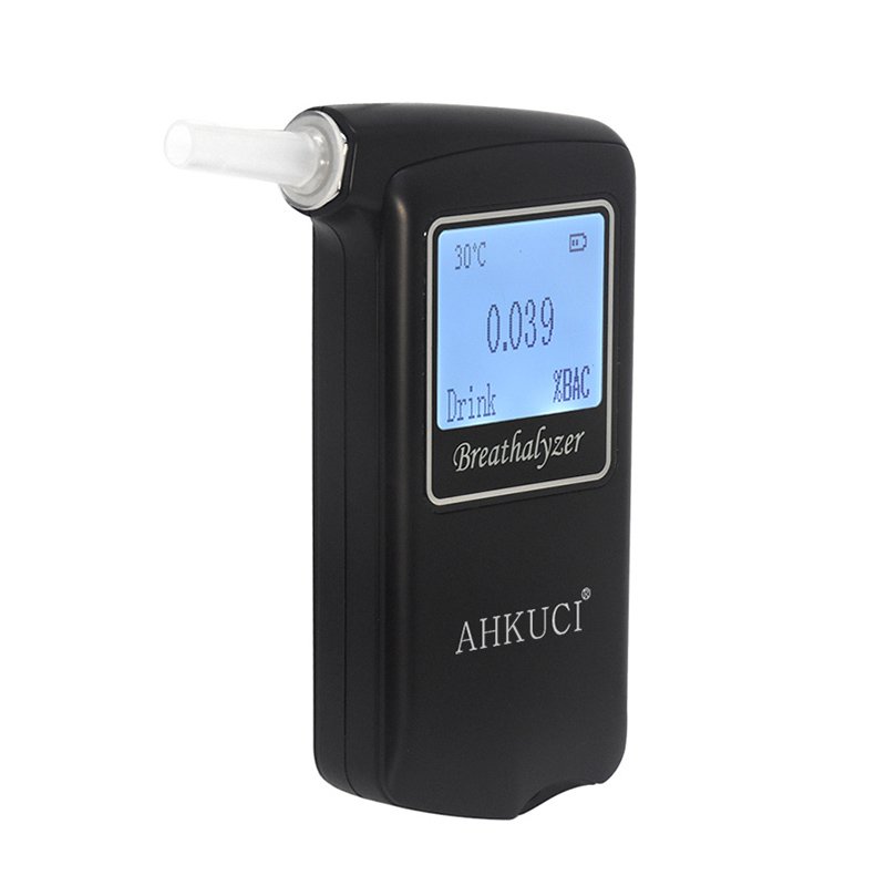 Digital Breathalyzers with print function LCD Display Fuel Cell Sensor Alcohol Breath Tester AT-868FP Ahkuci