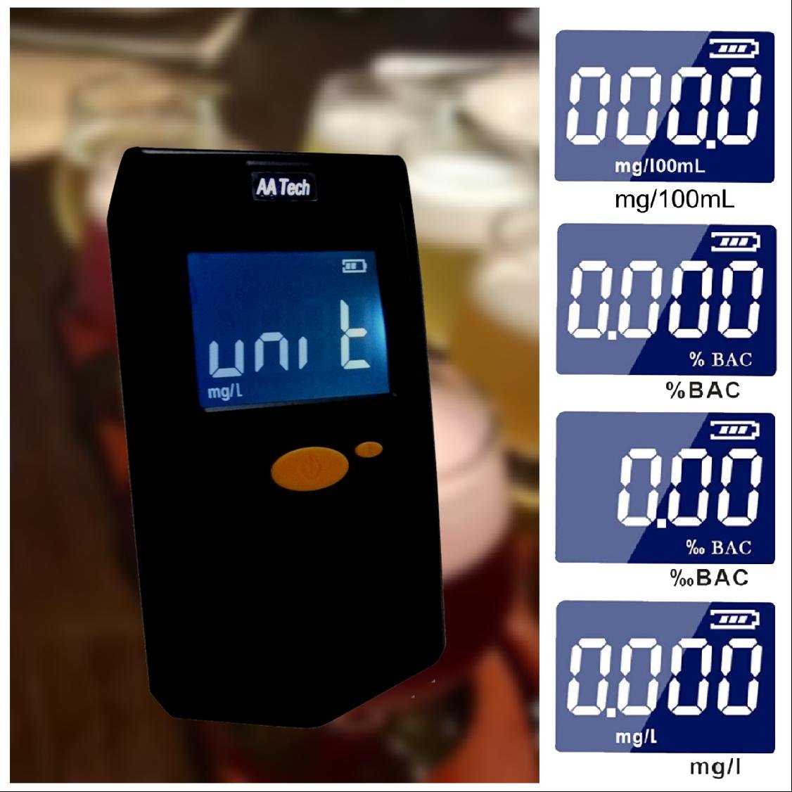 Professional Breath Alcohol Tester AA1686 Alcohol Tester