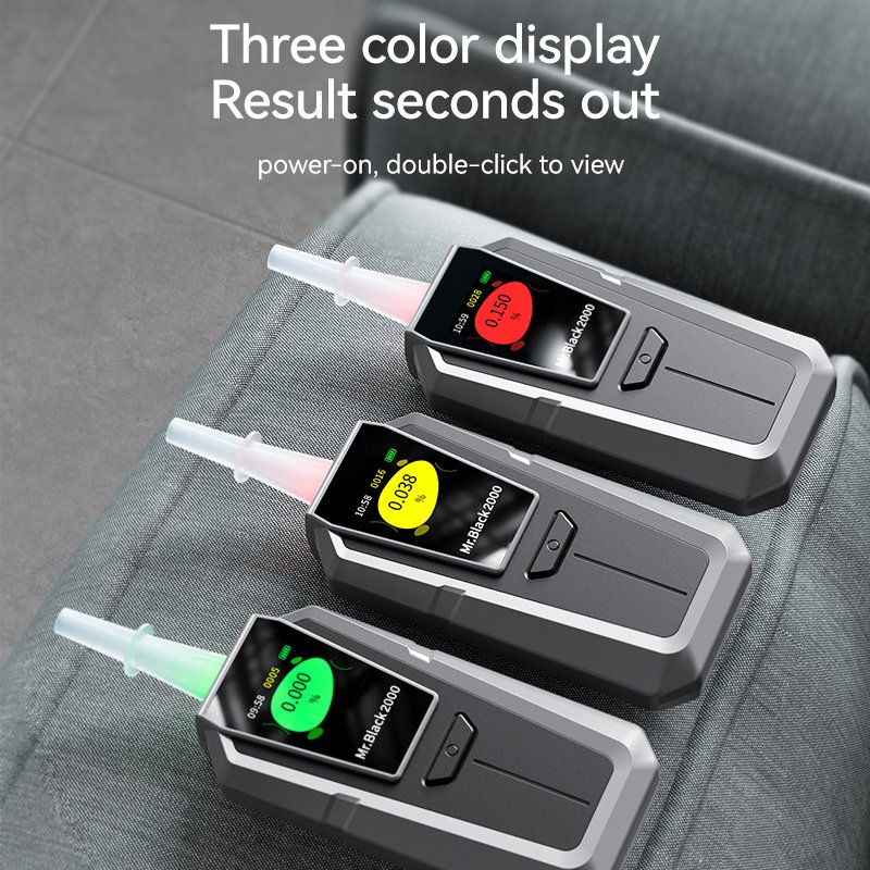 2024 MRB 2000 breathalyzer Factory Professional Digital Display Rechargeable alcotester alcohol breath tester