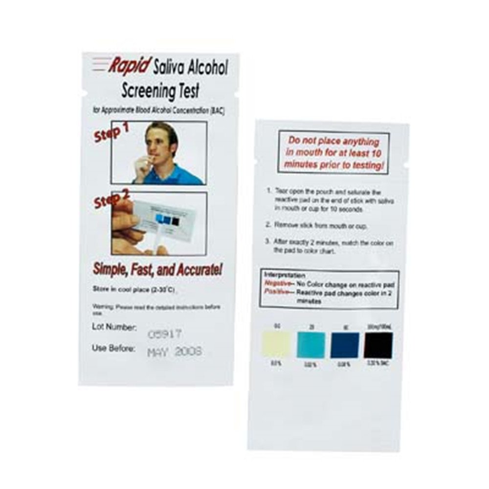 GREENWON High quality saliva alcohol test strip/ disposable alcohol test meter wholesale