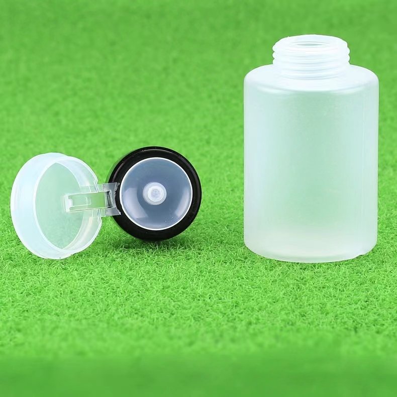 FTTH 60mL 160mL 250mL Plastic Push Type Fiber Optic Empty Alcohol Bottle with leakproof Pump for Cleaning Fiber Optic Equipment