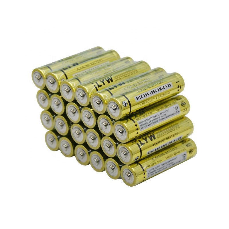 Factory direct sell durable cell alkaline battery 1.5v LR03 AAA primary alkaline aaa battery