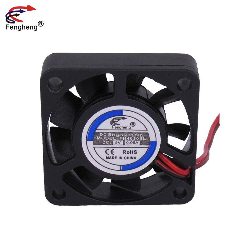 40x40x10mm Fan DC Motor 4cm Sleeve Bearing 2Pin Low Noise Cooling Fan 40mm 12V 6000RPM