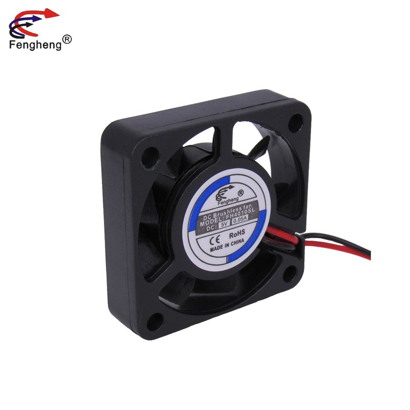 40x40x10mm Fan DC Motor 4cm Sleeve Bearing 2Pin Low Noise Cooling Fan 40mm 12V 6000RPM