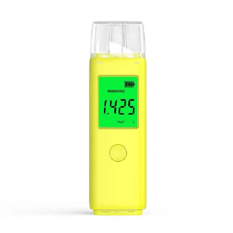 can OEM color Detector Alcotester breath alcohol tester Breathalyzer alcoholmeter digital for home/personal use/gift Mr black 01