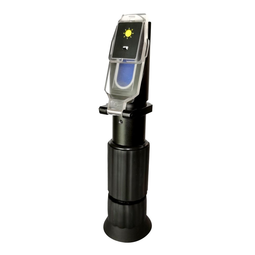 China auto alcohol beer brewing refractometer with LED light