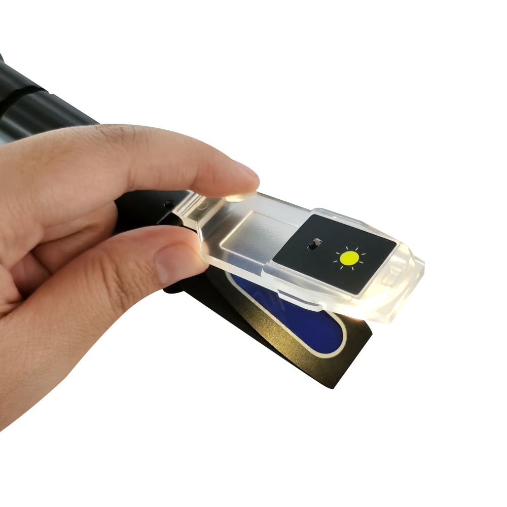 China auto alcohol beer brewing refractometer with LED light