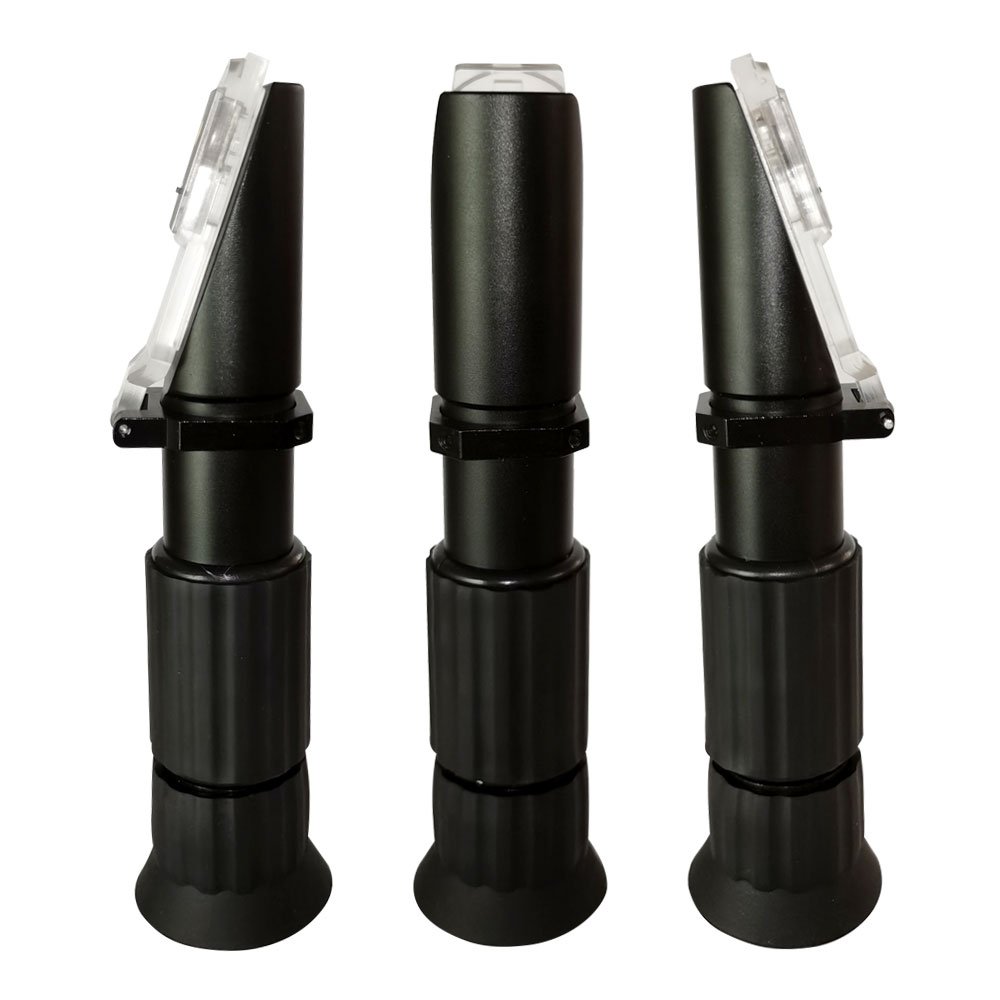 China auto alcohol beer brewing refractometer with LED light