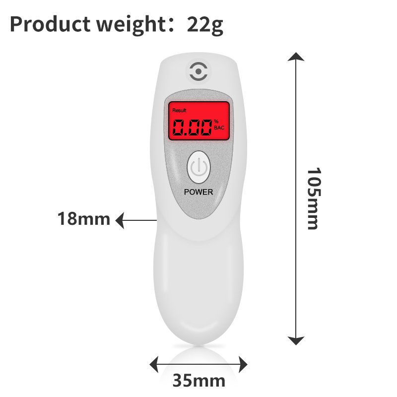 2023 newest BT & APP ANALYZER BREATHALYZER with mg/L and %BAC Alcohol Tester , AT-642B, For America, Europe & Japan