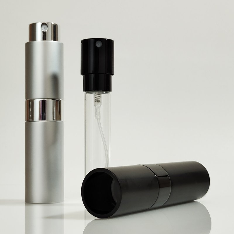 8ML Empty Square Mouth Tester Travolo Prfume Atomizer Travel Hand Sanitizer Spray Pump Bottle For Alcohol