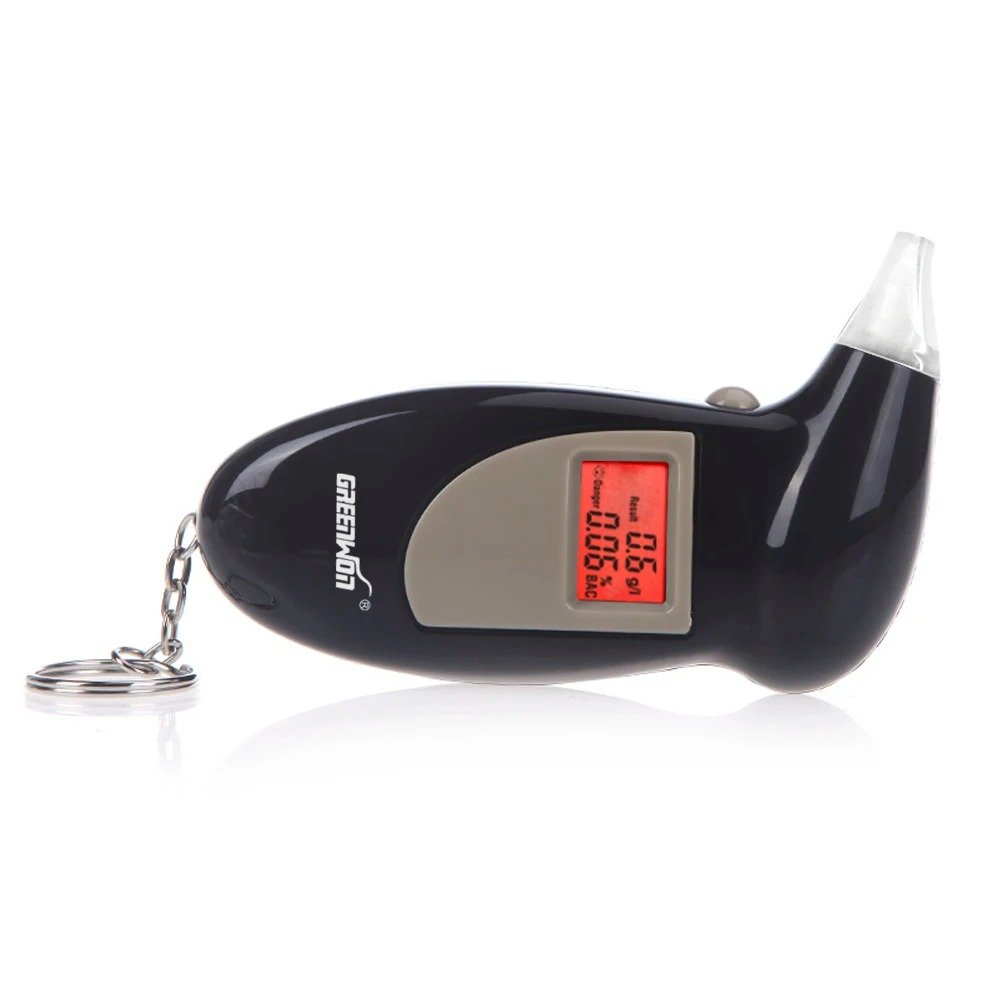 GREENWON Quick Response Professional LCD Alcohol Tester Digital Alcohol Detector Breathalyzer with Backlight Display