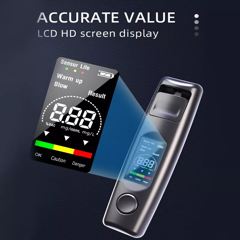 C42 High Quality Alcohol Tester Meter Digital Alcohol detector Alcohol Content Tester