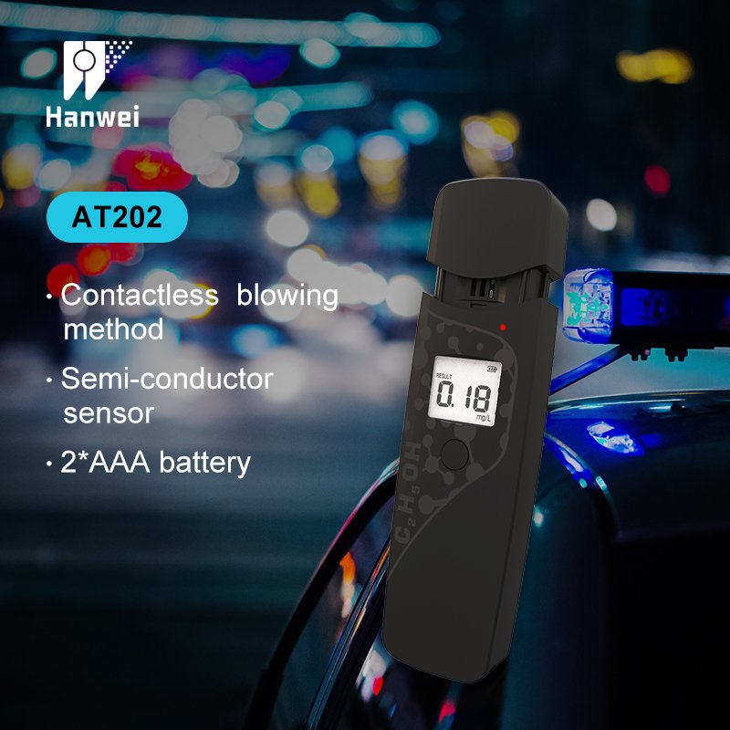 Portable Non-contact Blowing Breath Alcohol Tester without Mouthpiece