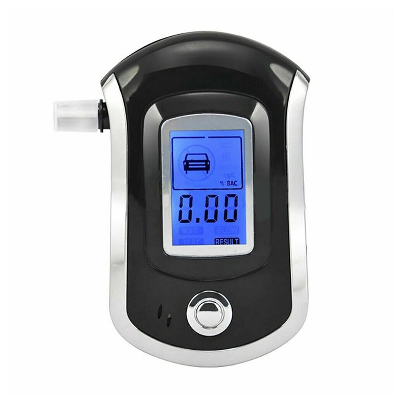 AT6000 Digital Electronic Alcohol Meter Alcohol Tester with with Mouthpiece Breathalyer