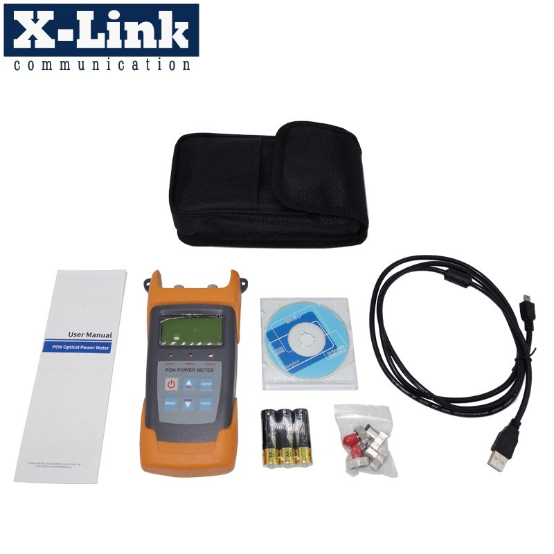 FTTH Fiber Optic Tool Kit OTDR with Optical Power Meters and Fiber Cleaver VFL/Connector Cleaner/splicing kit