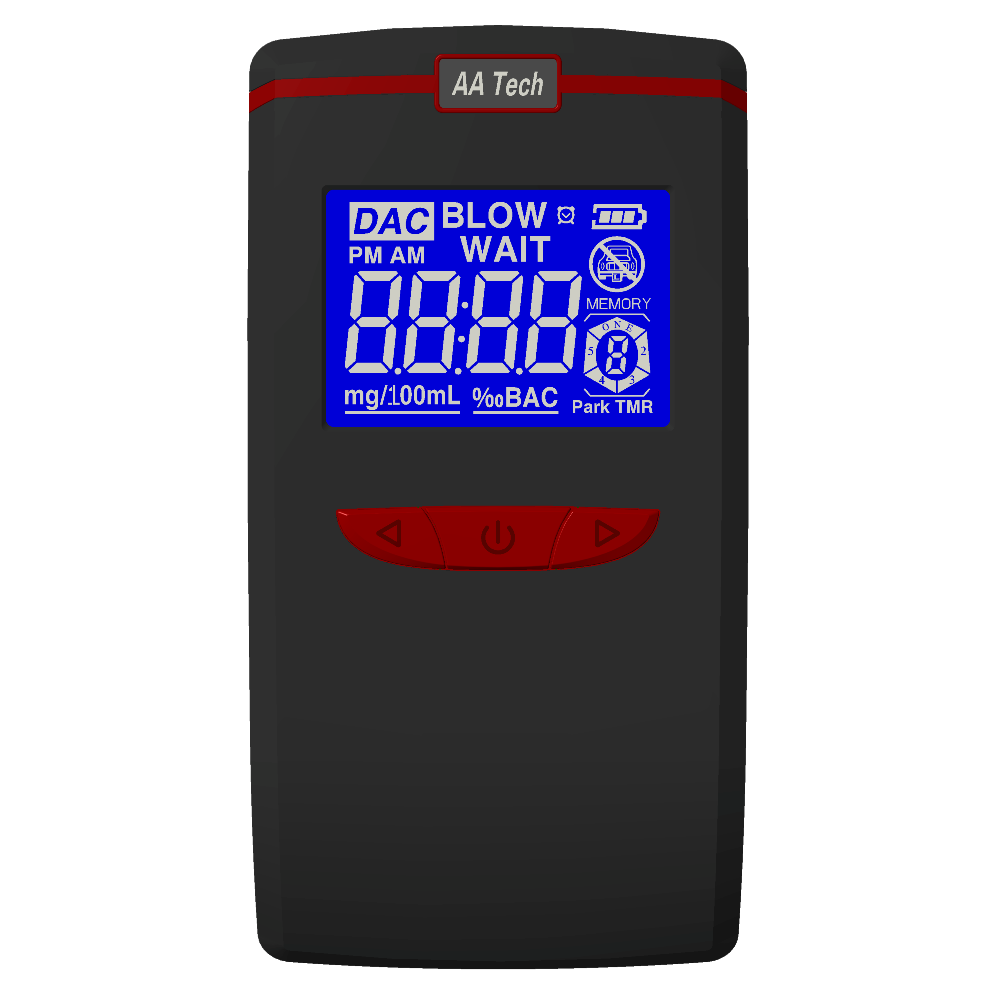 alcohol analyzer portable alcohol analyzer digital breath alcohol tester with red backlight low price Oasser T1