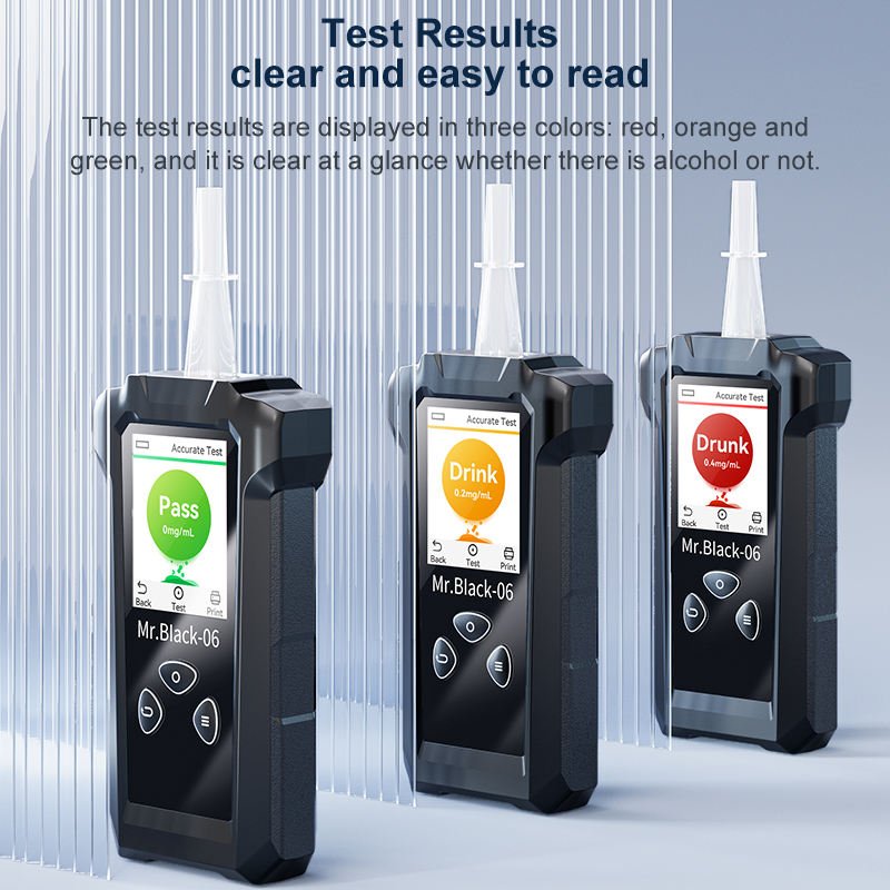 Best Accuracy Fuel Cell Type Blow Alcohol Tester Quick Alco Digital Breathalyzer Alcohol Detector Breath Alcohol Tester