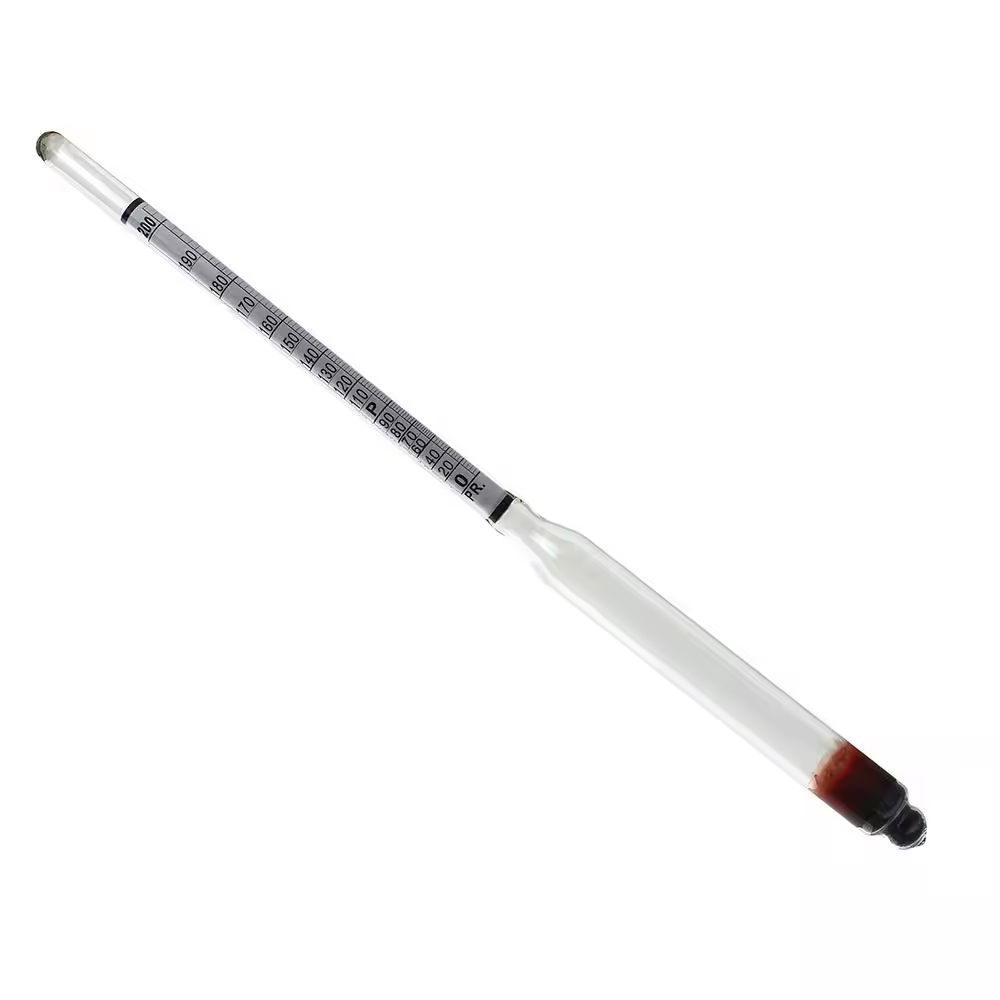 0-200 Proof and Tralle Tester Hydrometer Alcohol Measuring Hydrometer Alcohol Meter Alcohol