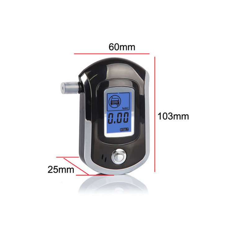 Professional Portable Keychain Driver PVC Nozzle Alcohol Tester Industrial Rechargeable Fuel Cell Sensor New Alcoholimetro