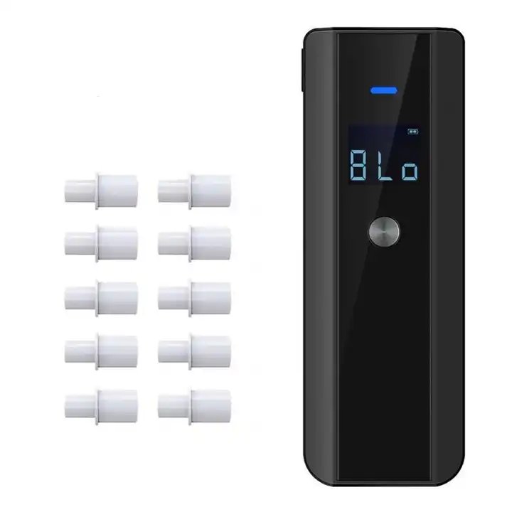 2024 Portable Consumer Alochol Tester High Accuracy Semiconductor Breathalyzer Alochol Tester with LCD Display