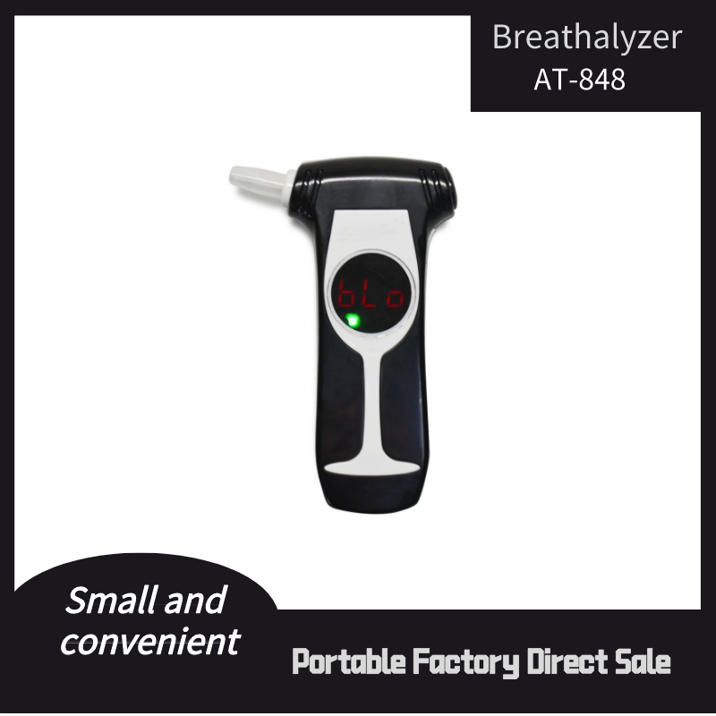 AT-848 breathalyzer stationary car portable alcohol tester factory sales with mouthpiece