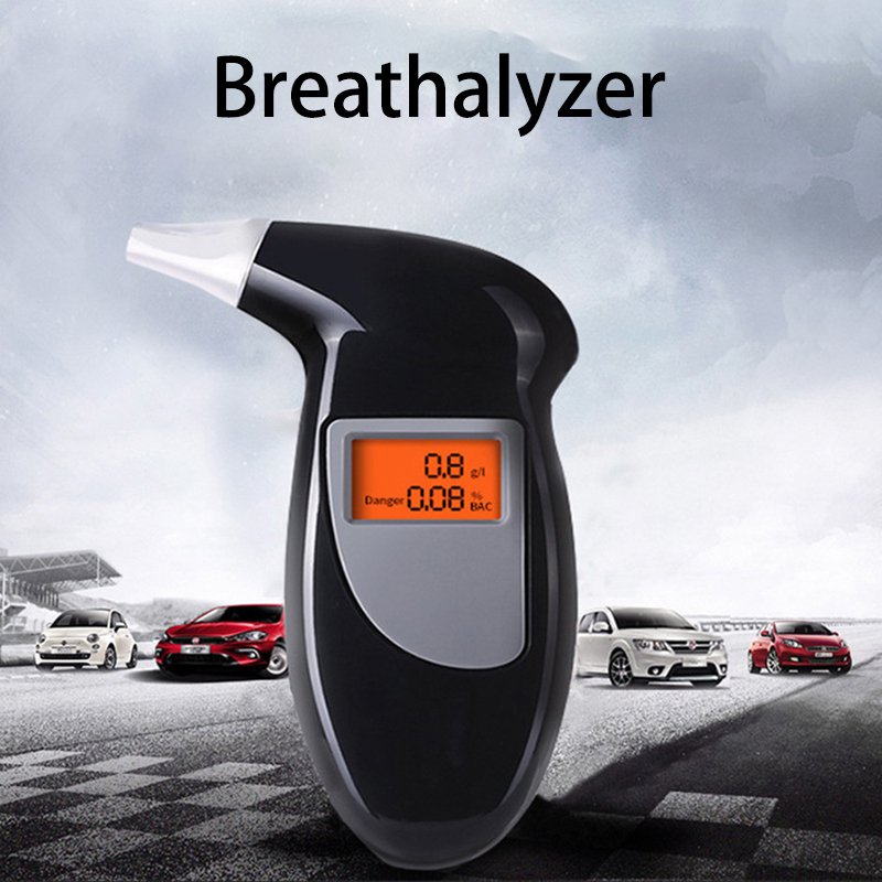 Breathalyzer Professional-Grade Memory Warning Function Alcohol Tester for With Backlight Lcd Screen