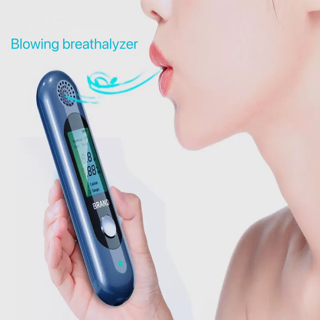 Wholesale price Portable pocket digital display breathalyzer comes with rechargeable breath alcohol tester