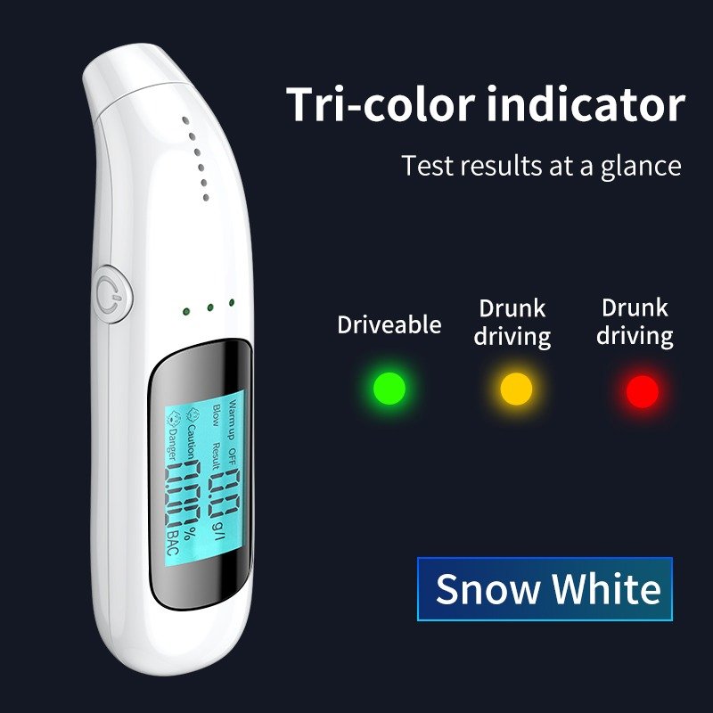 Professional High-precision Breath Analyzer Checker Portable Alcohol Breath Tester Alcoholtester Breathalyzer
