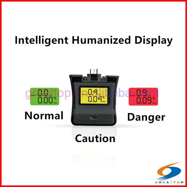 Apple mobile phone Breath Android i OS 2 in 1 Alcohol Tester